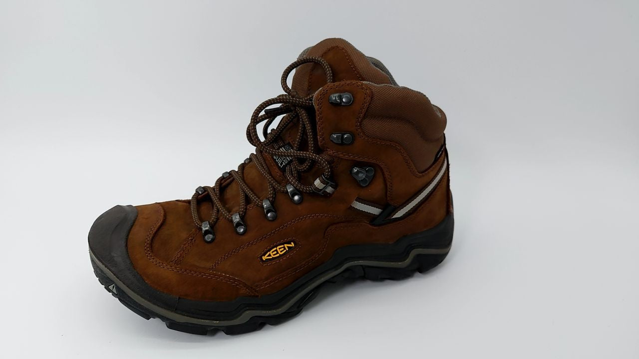 KEEN Men's Durand 2 Mid Height Waterproof Hiking Boots, Cascade Brown, 13