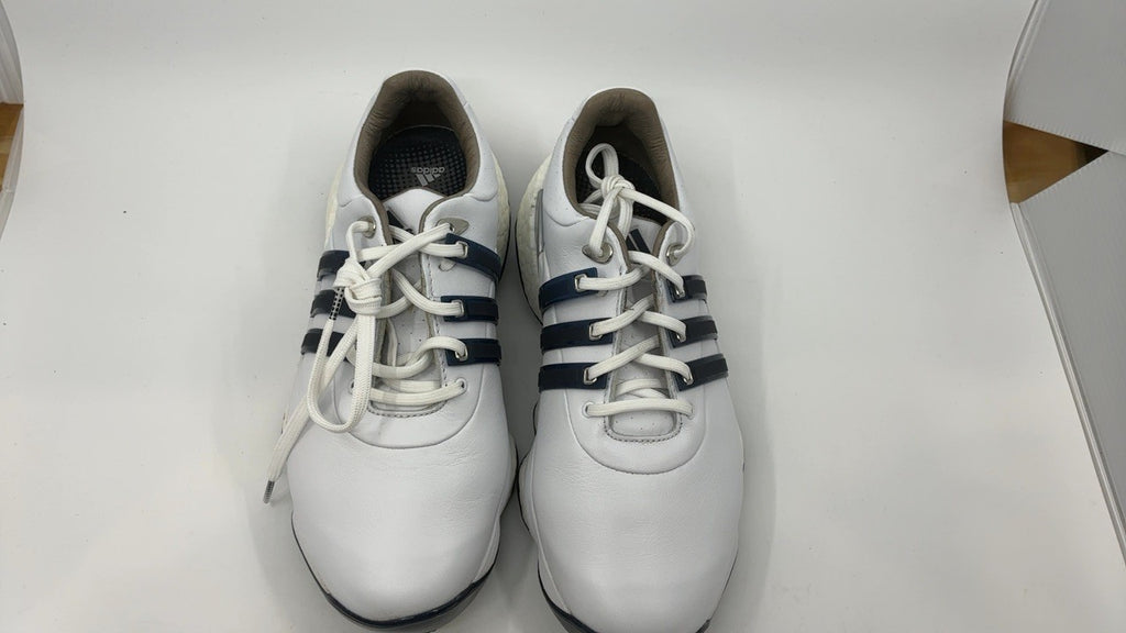 adidas Tour360 22 Golf Shoes, Size 7, Footwear White/Navy/Silver