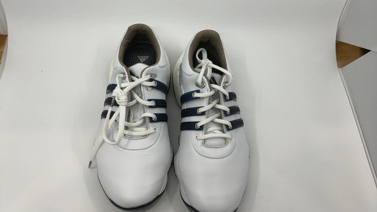 adidas Tour360 22 Golf Shoes, Size 7, Footwear White/Navy/Silver