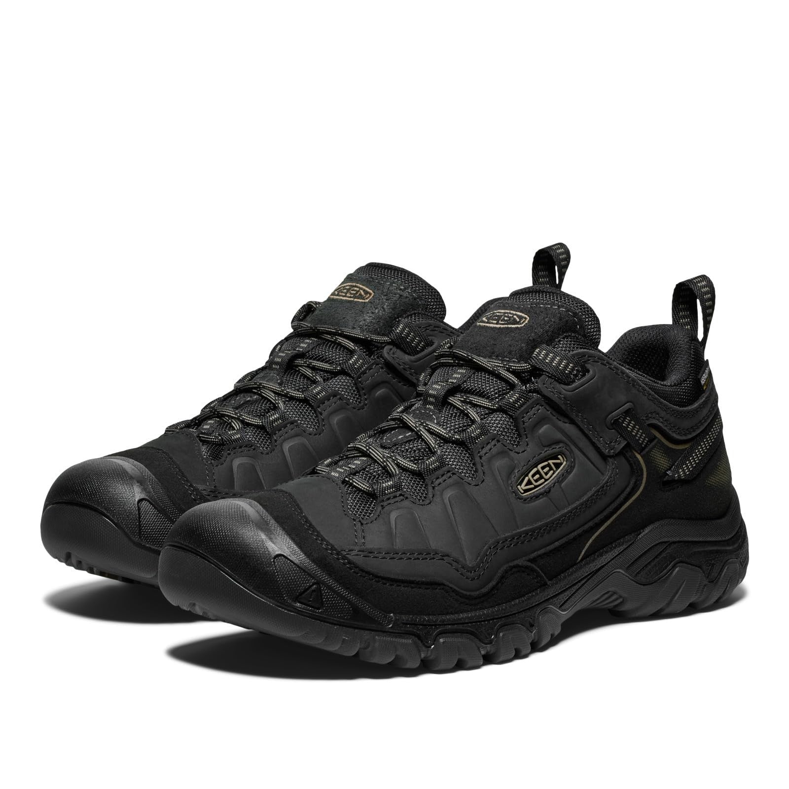 KEEN Targhee 4 Low Hiking Shoes 13 Black Durable Waterproof