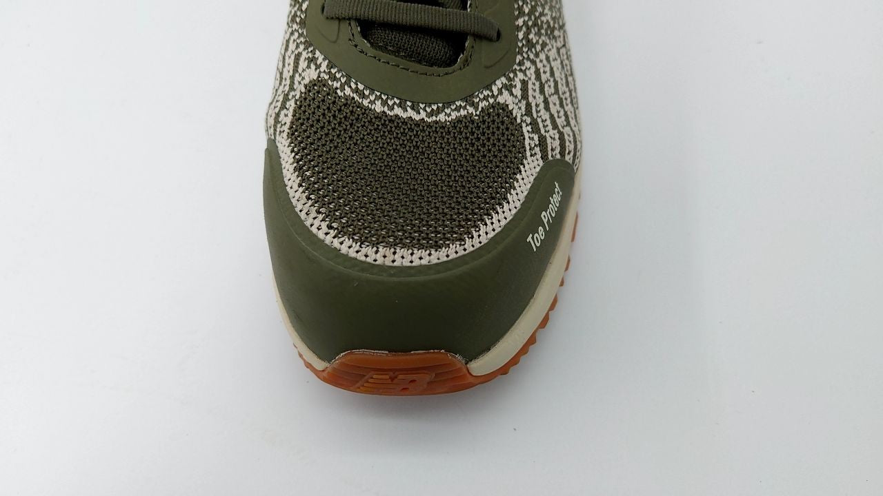 New Balance Men's Composite Toe Speedware Industrial Boot, Olive/White, 8