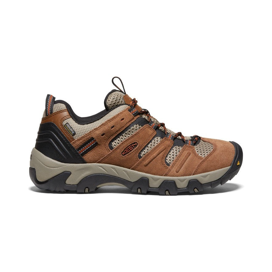 Men's Headout Waterproof Hiking Shoe  |  Bison/Fossil Orange - 8.5 / Regular