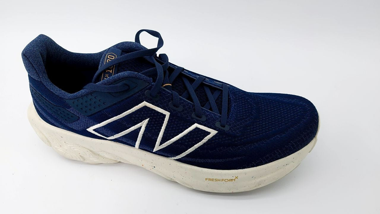 New Balance Men's M1080P13 Running Shoe, Navy/Vintage Indigo/SEA Salt, 12