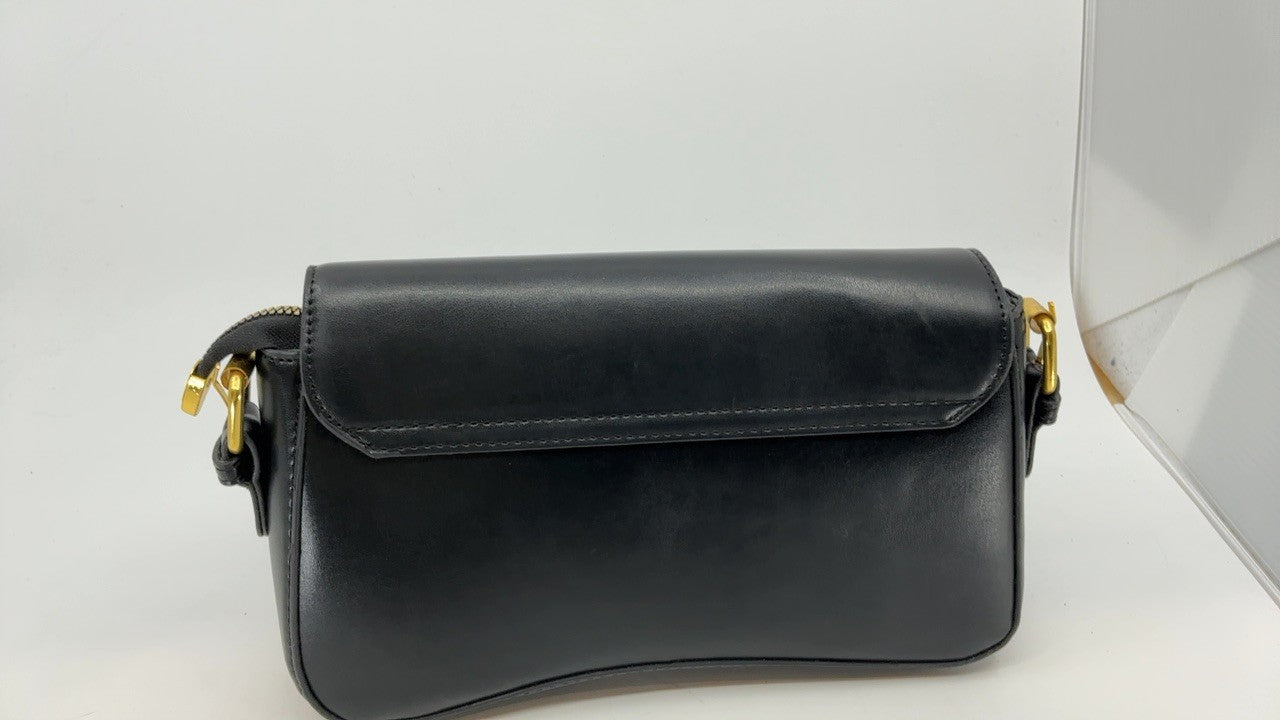 *Zipper Needs Repair* Small Y2K Shoulder Bag Women Faux Leather Crossbody Clutch