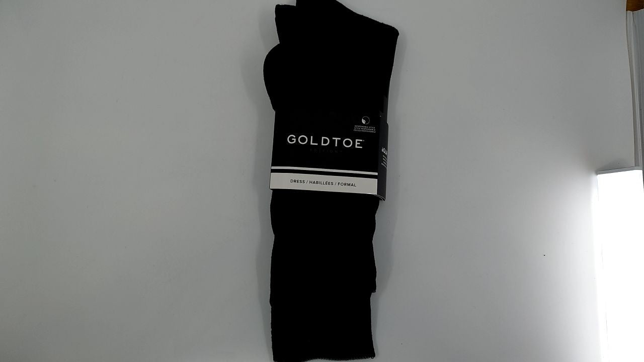 GOLDTOE Edition Mens Dress Rib Crew Socks, 3-Pack
