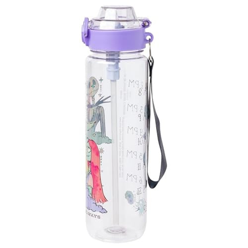 33oz Mystic Opulence Water Bottle w/ Straw - Nightmare Before Christmas