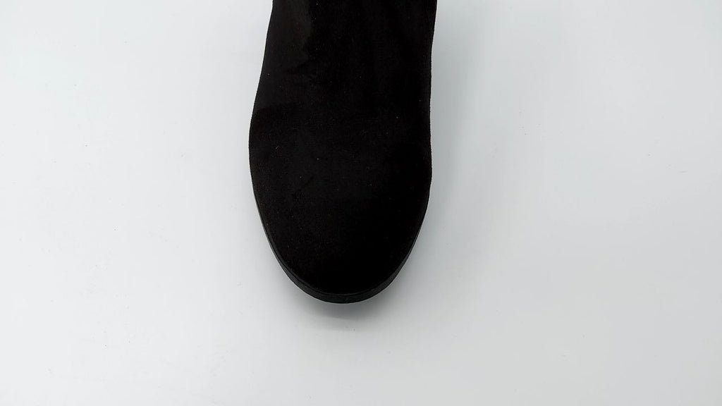 Dr. Scholl's Shoes Women's Brief Ankle Boot, Black Microfiber Suede, 10 W US