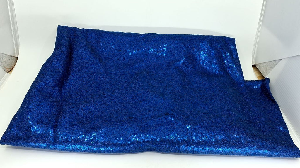 Royal Blue Glitter Table Cloth 60x102 Inch for Events & Celebrations