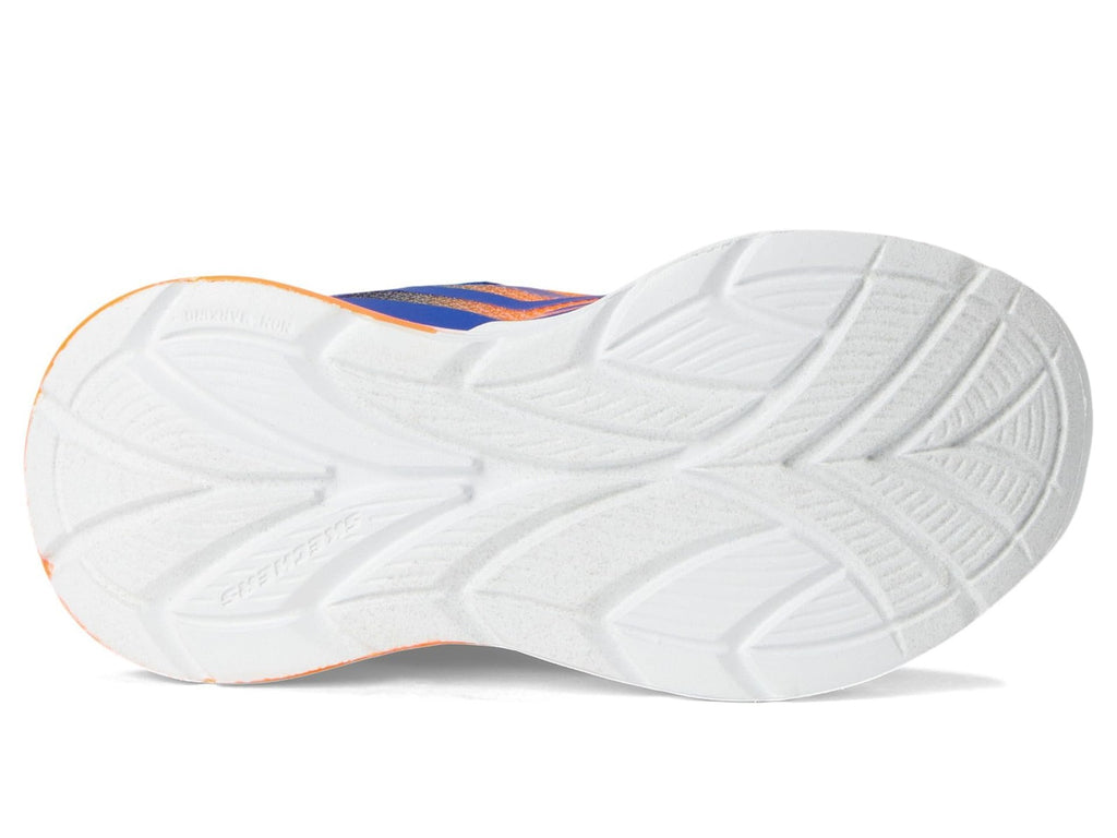 SKECHERS Boy's Flex-Glow Ultra Sneaker, Blue/Multi, 1 Little Kid