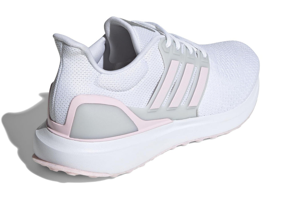 adidas Women's UBounce DNA Sneaker, White/Clear Pink/Silver Metallic, 6