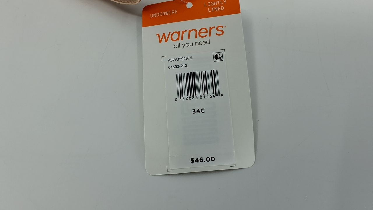 Warner's Women's This Is Not A Bra,Toasted Almond,34C