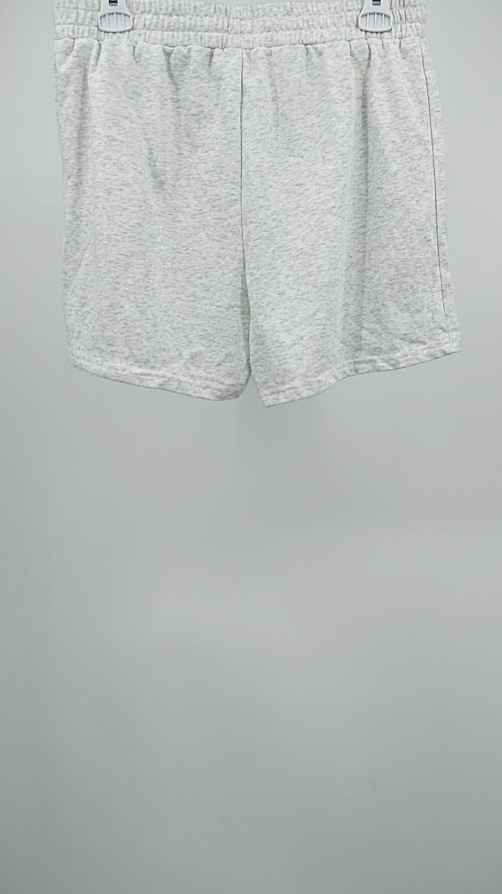 Bow Embroidered Round Neck Top and Shorts Set