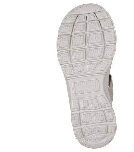 Skechers Women's EASY GOING - SLIDE ON BY casual sandal, Taupe 10 M