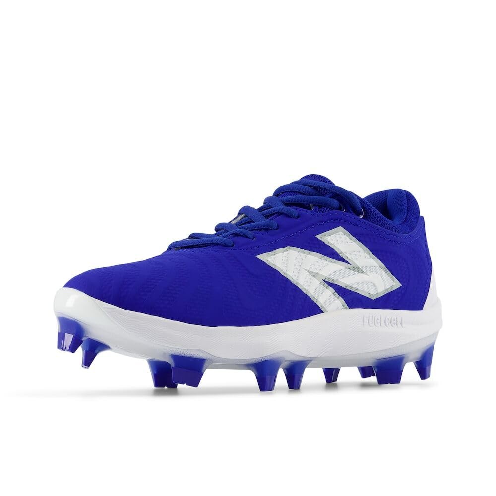 Women's New Balance FuelCell Fuse V4 Molded Softball Cleats 10.5 Royal/White