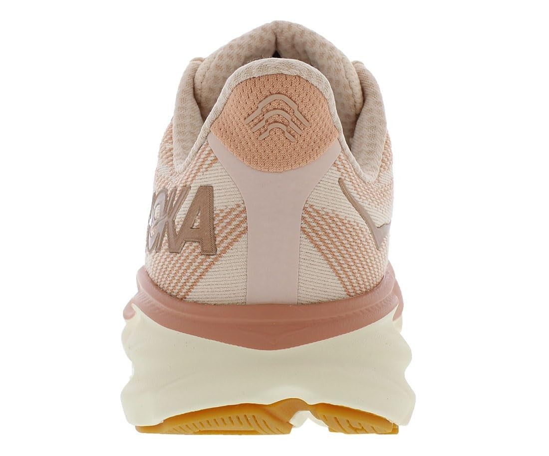 HOKA ONE ONE Clifton 9 Womens Shoes Size 8, Color: Sandstone/Cream