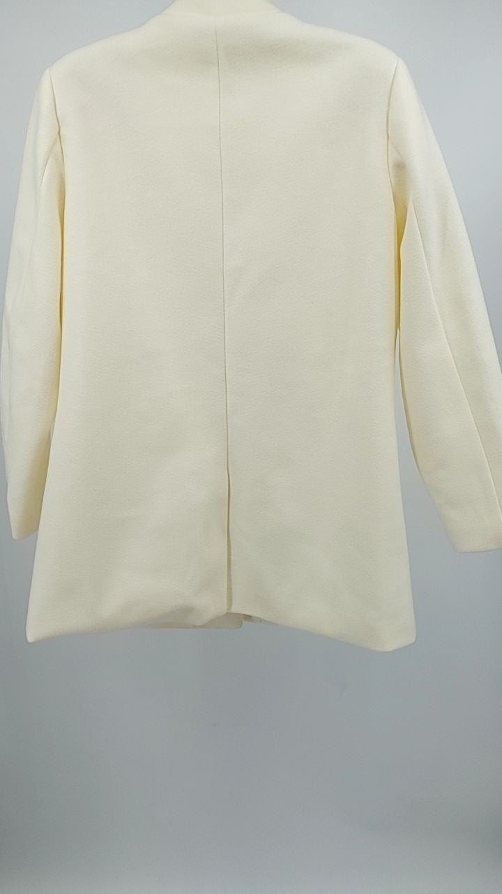 Single-Breasted Stand Collar Coat with Pocket
