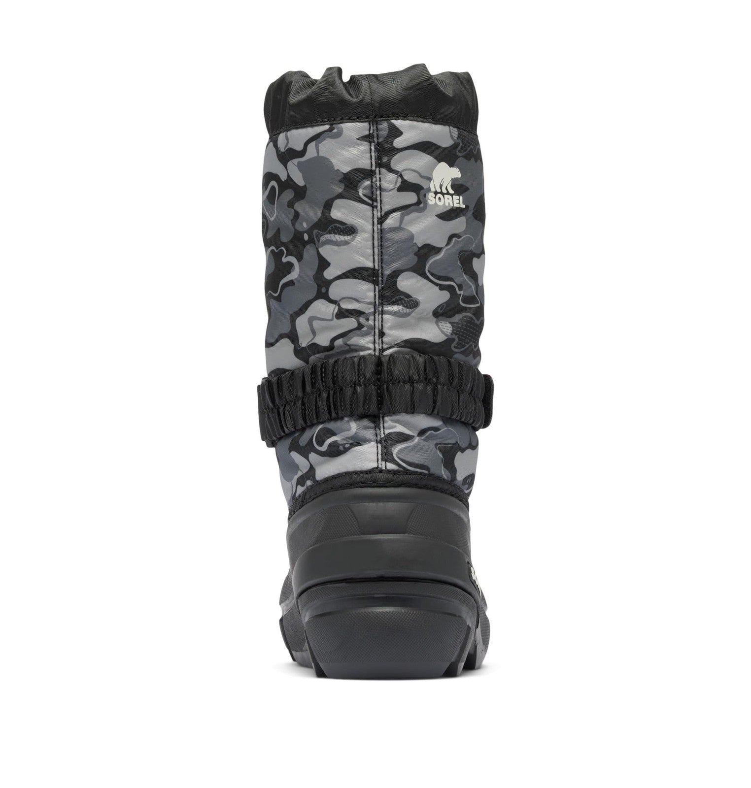 SOREL Children's Flurry Boot - Black, Quarry - 8