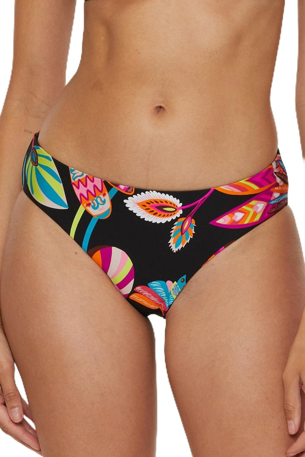 Women's Luminary Hipster Bikini Bottoms, Reversible Floral Print, Size 8