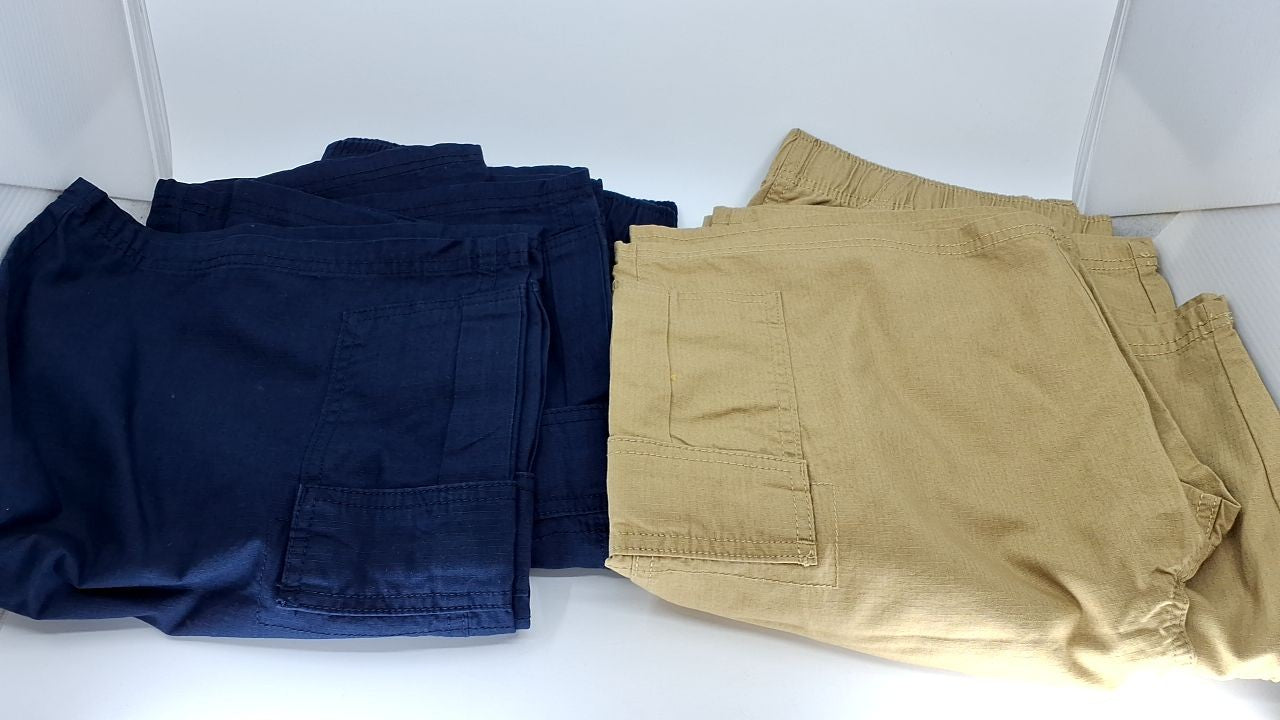 The Children's Place Boys Pull on Cargo Shorts, Flax/Tidal 6 Pack, 16 Husky