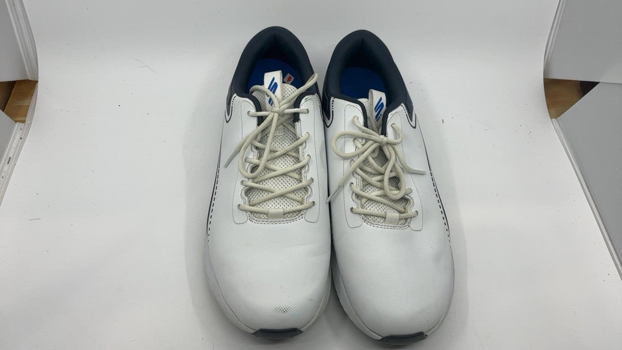 Skechers Max 2 Arch Fit Golf Shoe 11 Waterproof Spikeless White/Navy