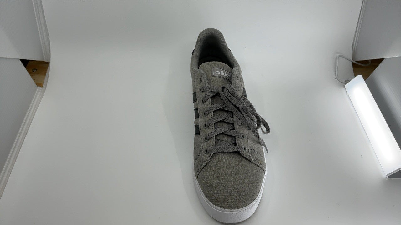 adidas Men's Daily 3.0 Skate Shoe, Dove Grey/Core Black/Cloud White, 12