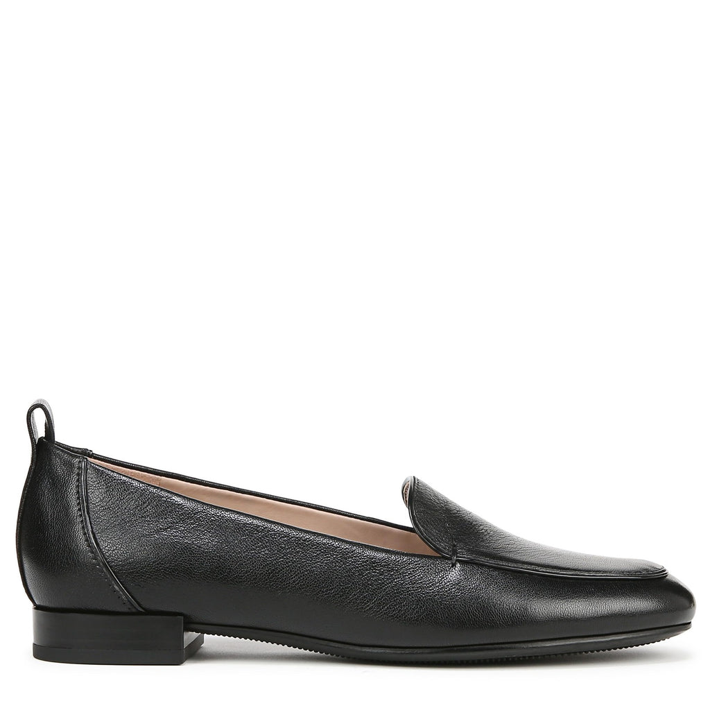 Naturalizer Womens Jordyn Loafer Black Leather 7.5 W