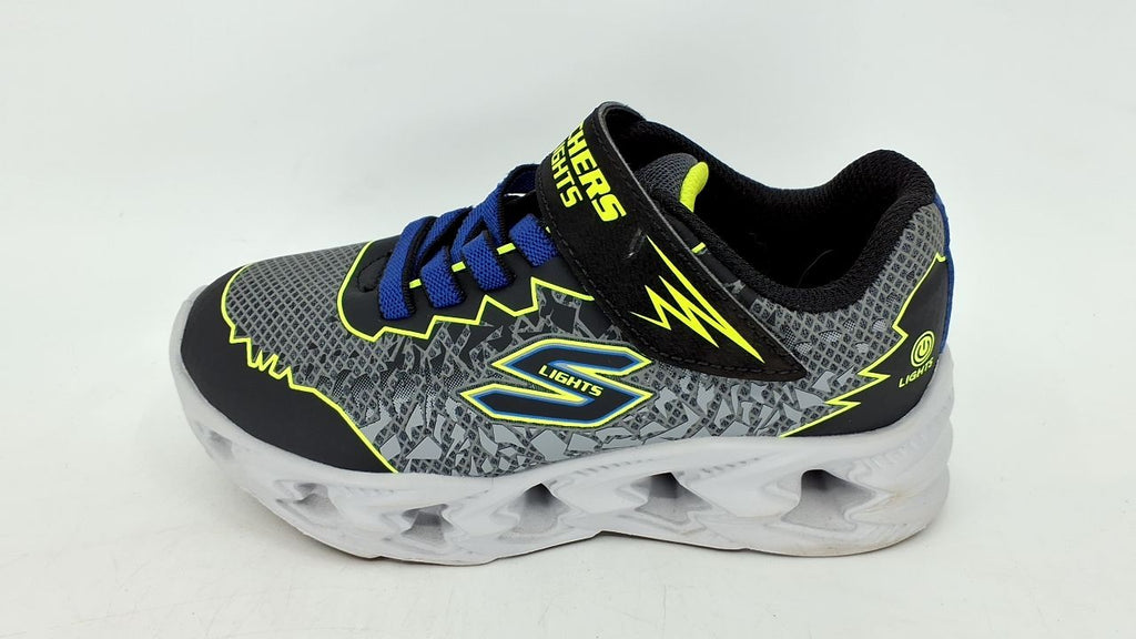 Skechers Kids Vortex 2.0 - ZORENTO Sneaker, Black/Yellow, 11 Little Kid