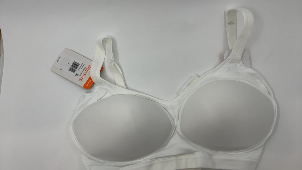 Warner's Easy Does It Wireless Comfort Bra, White, Large, Seamless