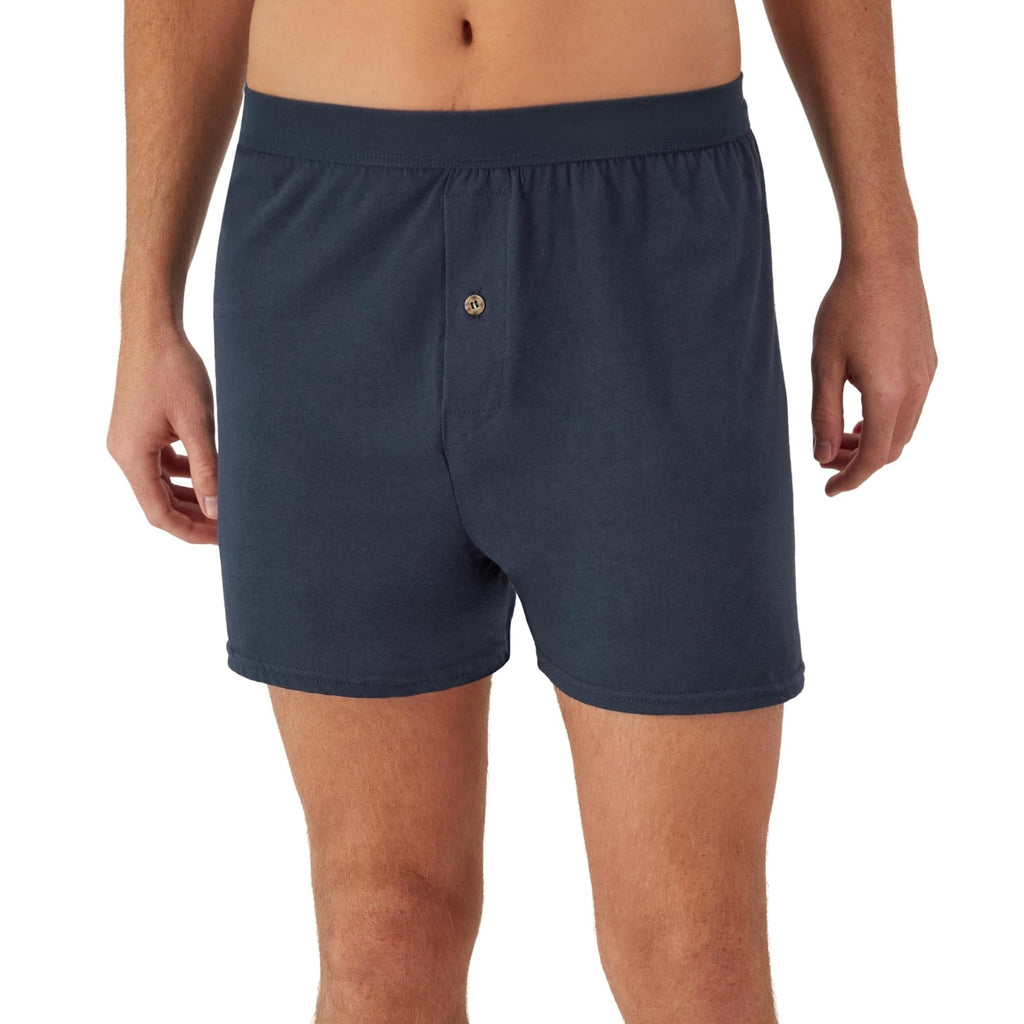 Hanes Men's 6-Pack Soft Knit Boxers, Moisture-Wicking, Assorted Colors