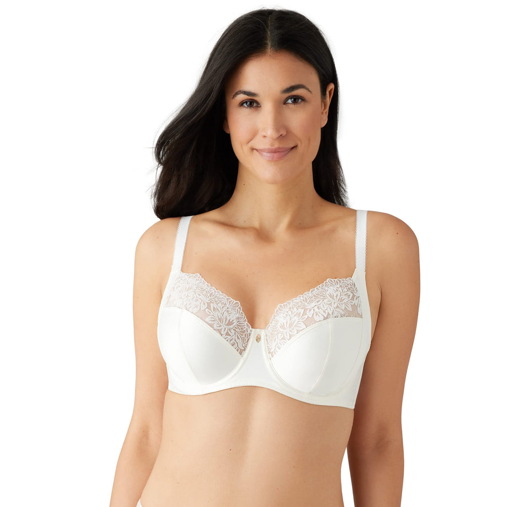 Wacoal Women's Side Note Full Figure Underwire Bra, Egret, 38D