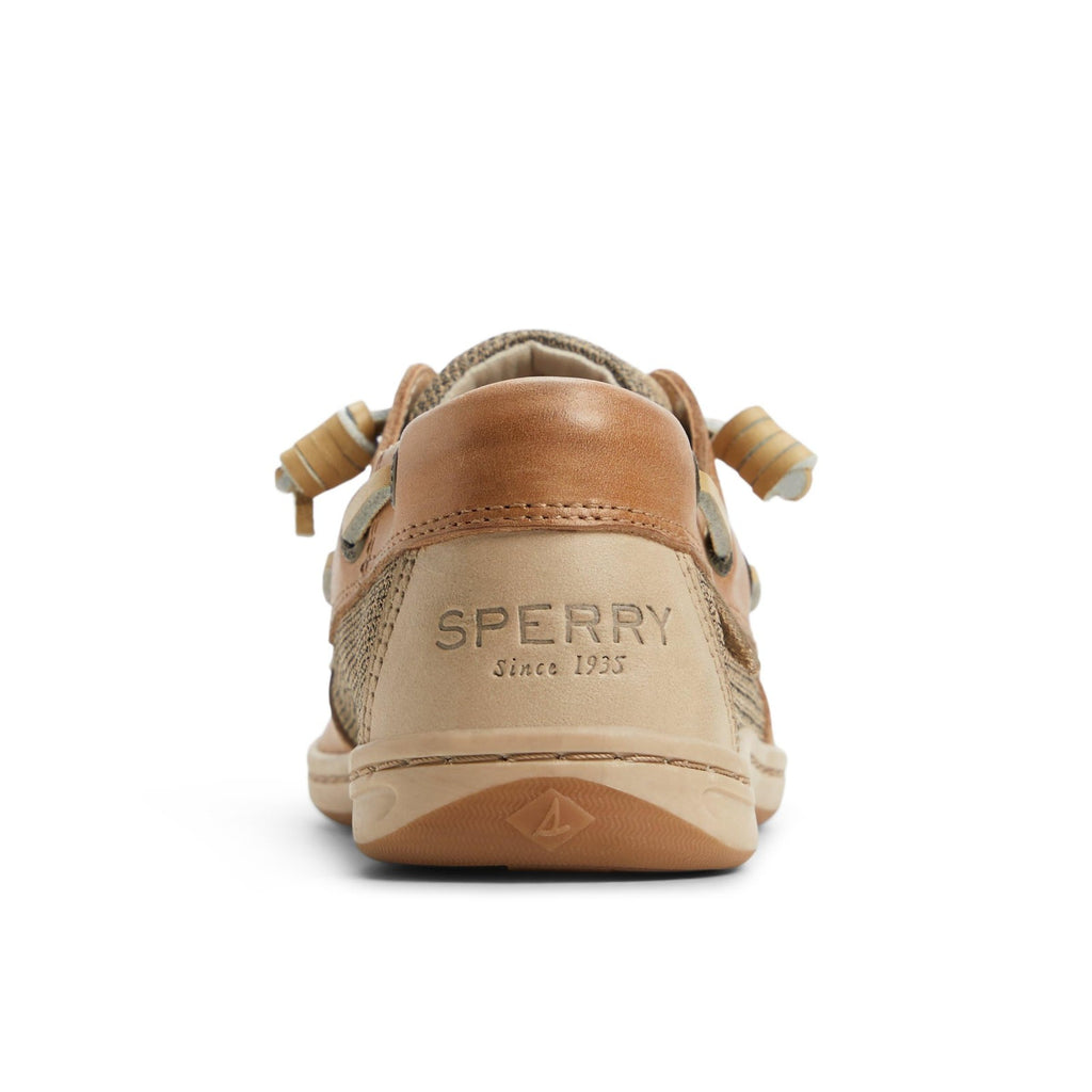 Sperry Women's Songfish 3-Eye Boat Shoe, Linen Multi, 8