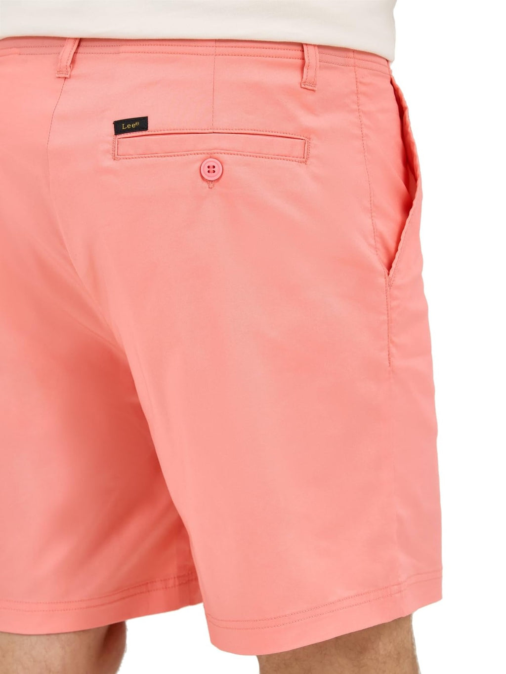 Lee Men's Extreme Motion 7" Flat Front Short, Bright Papaya, 40
