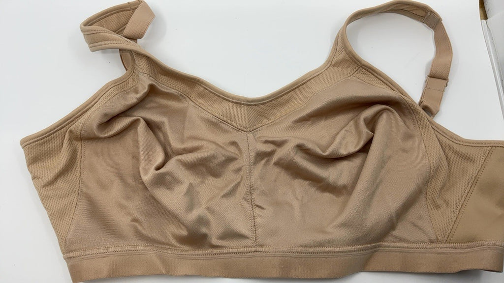 Playtex 18 Hour Wireless Bra, Seamless T-Shirt Style, 40DDD, Nude
