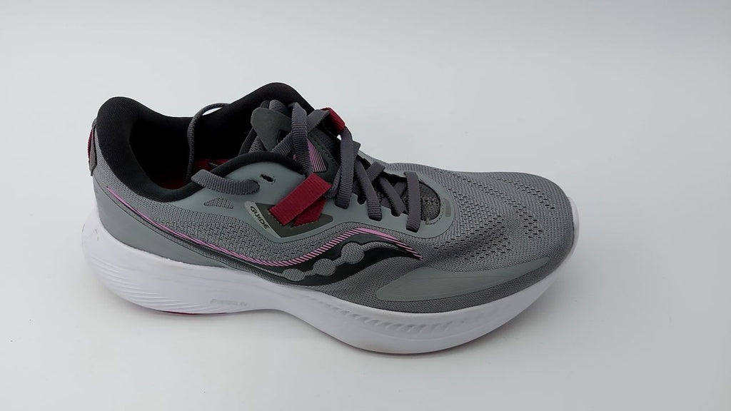 Saucony Women's Guide 15 Running Shoe, Alloy/Quartz, 7