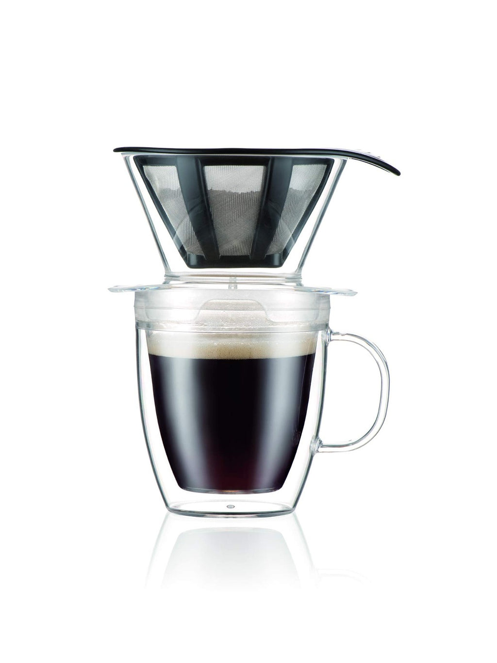 Bodum 12oz Coffee Dripper Set w/Double Wall Mug & Stainless Steel Filter