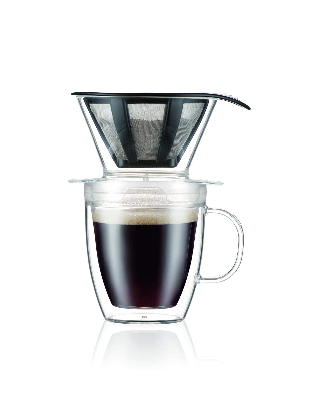 Bodum 12oz Coffee Dripper Set w/Double Wall Mug & Stainless Steel Filter