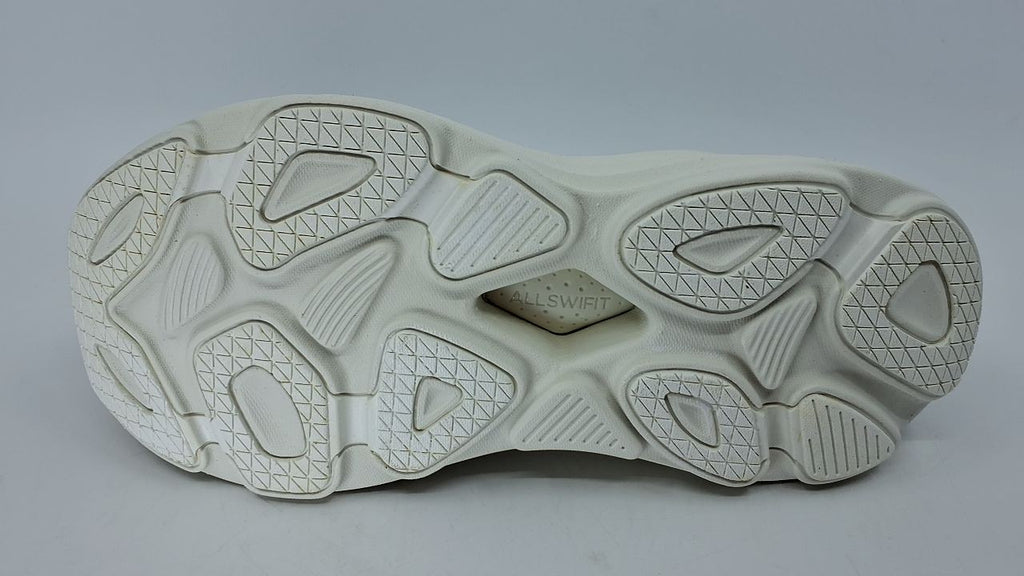 ALLSWIFIT Women's Size 7 White Slip-On Walking Shoes Athletic Sneakers