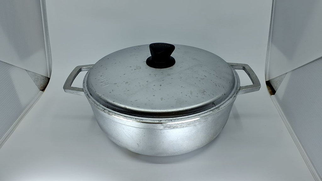 IMUSA 7.5Qt Silver Caldero w/ Lid - Traditional Colombian Cookware