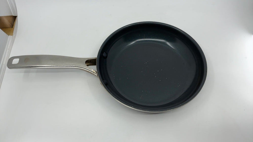 8" Gray Nonstick Frying Pan Skillet, Diamond Infused Ceramic
