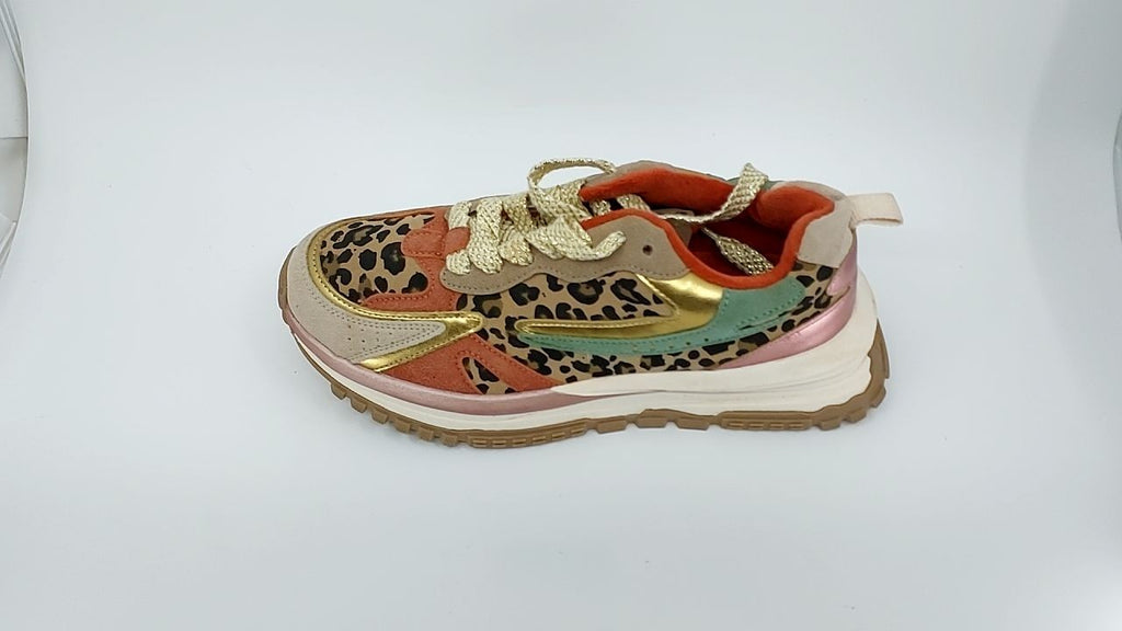 Blowfish Malibu Womens Leo Retro Sneaker Leopard 9 M