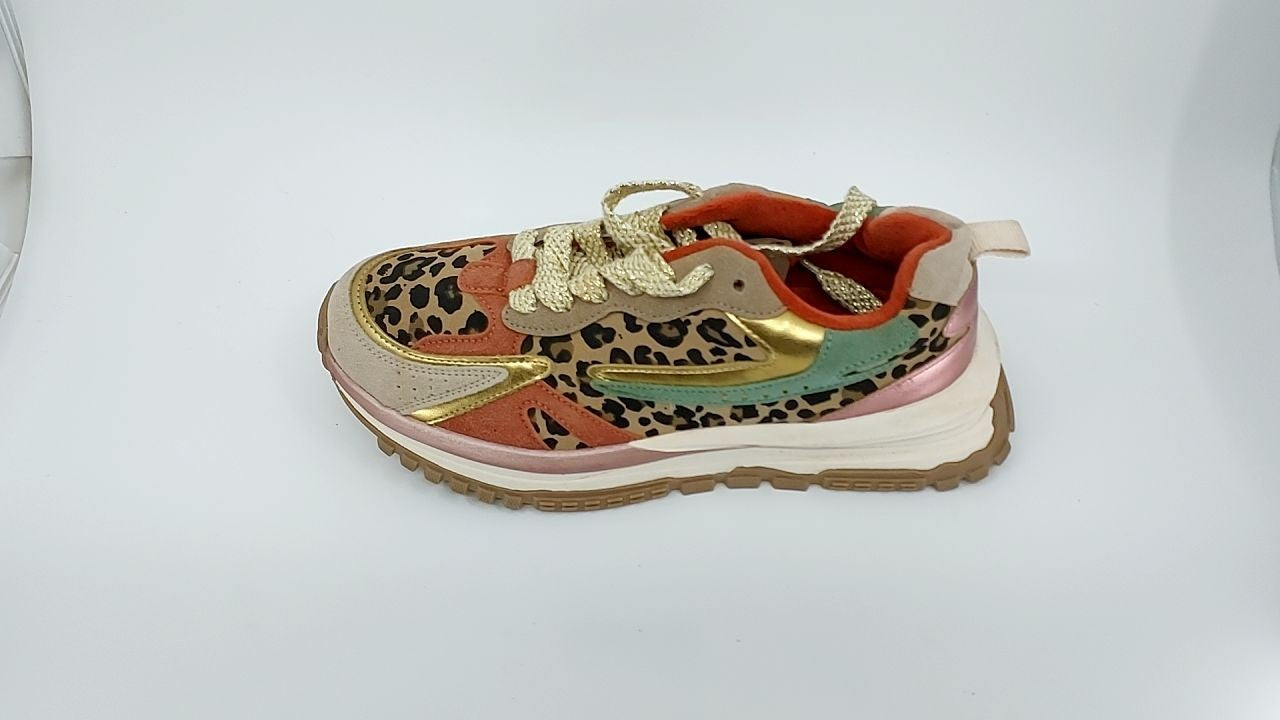 Blowfish Malibu Womens Leo Retro Sneaker Leopard 9 M