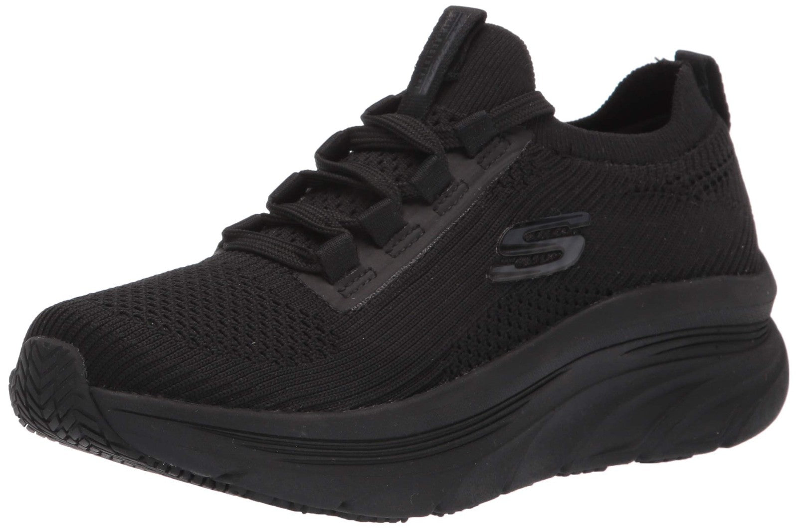 Skechers Women's Work Relaxed Fit D'Lux Walker Sneakers Black 7W