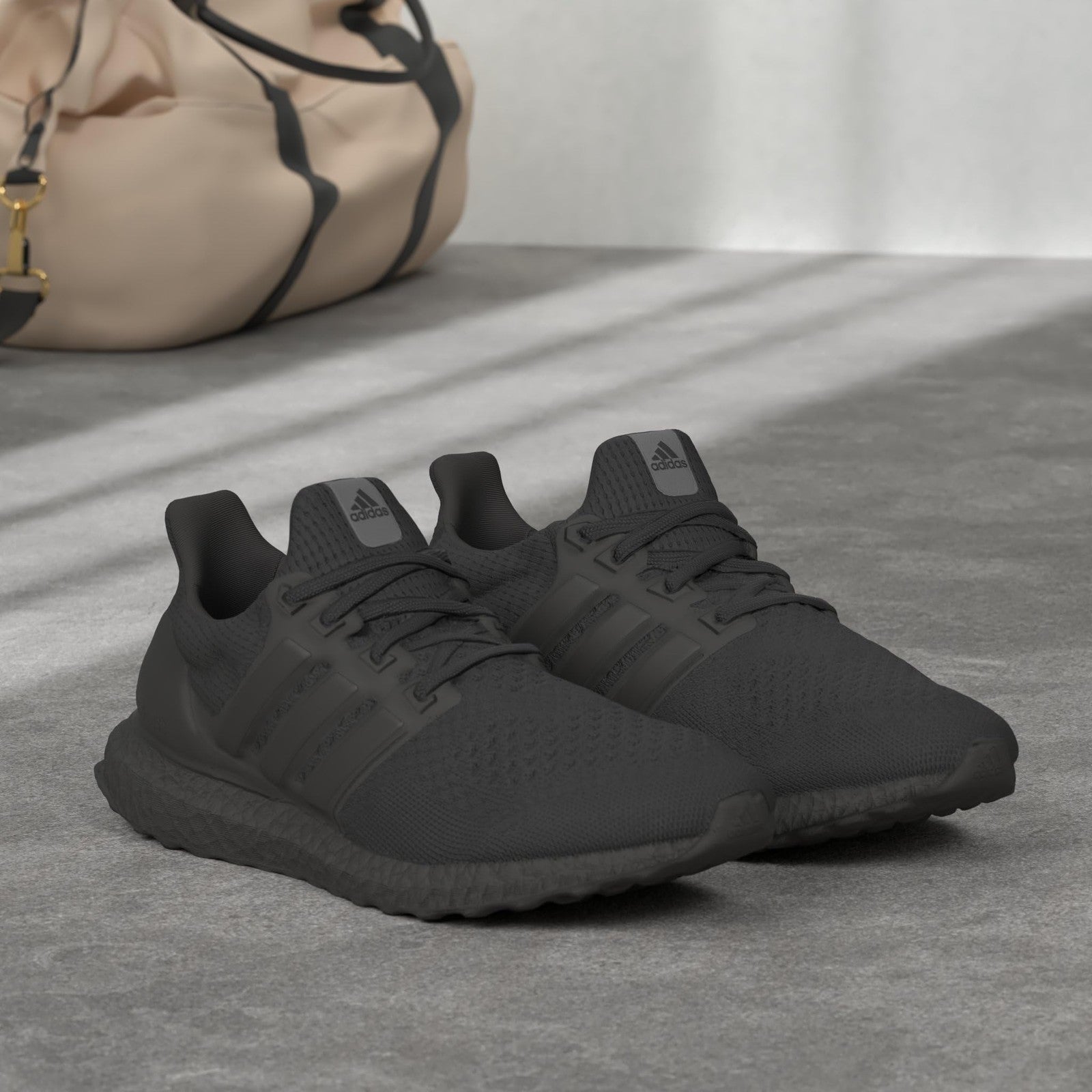 adidas Women's Ultraboost 1.0 Sneaker, Black/Black/Beam Pink, 9.5