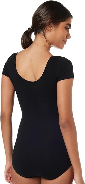 Capezio womens Classic Short Sleeve athletic leotards, Black, X-Small US
