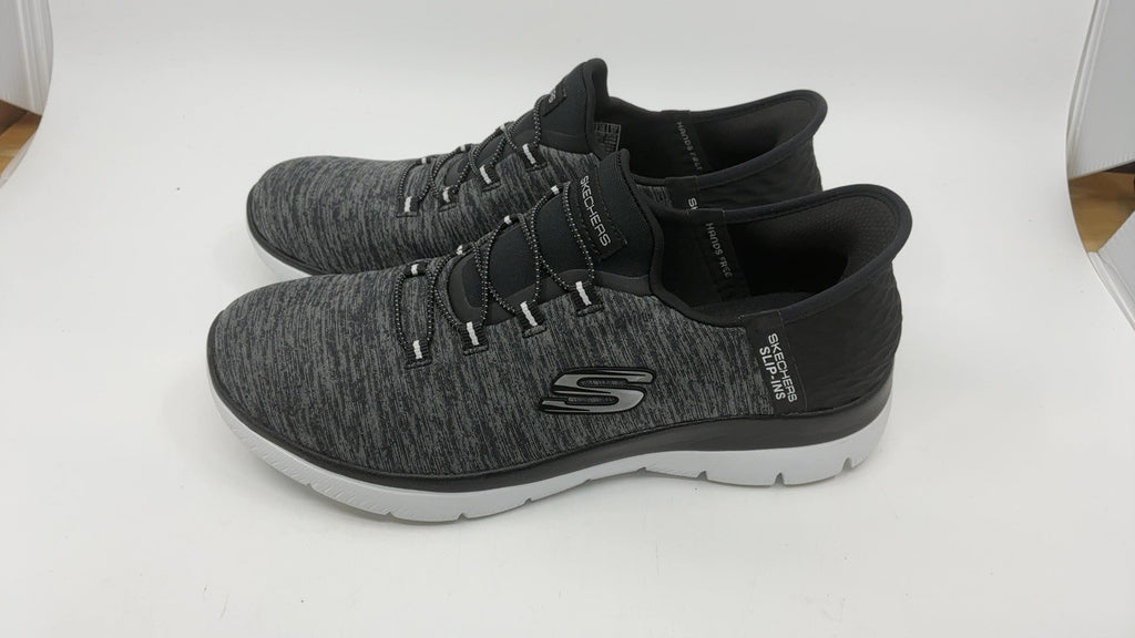 Skechers Women's Summits Sneakers, Hands-Free, Size 8, Vegan, Black White