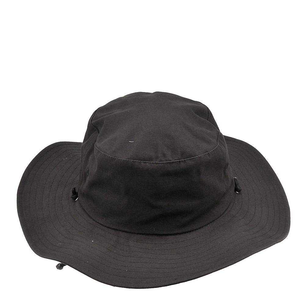 Black Cotton Floppy Visor Hat, Quiksilver, L-XL, Sun Protection