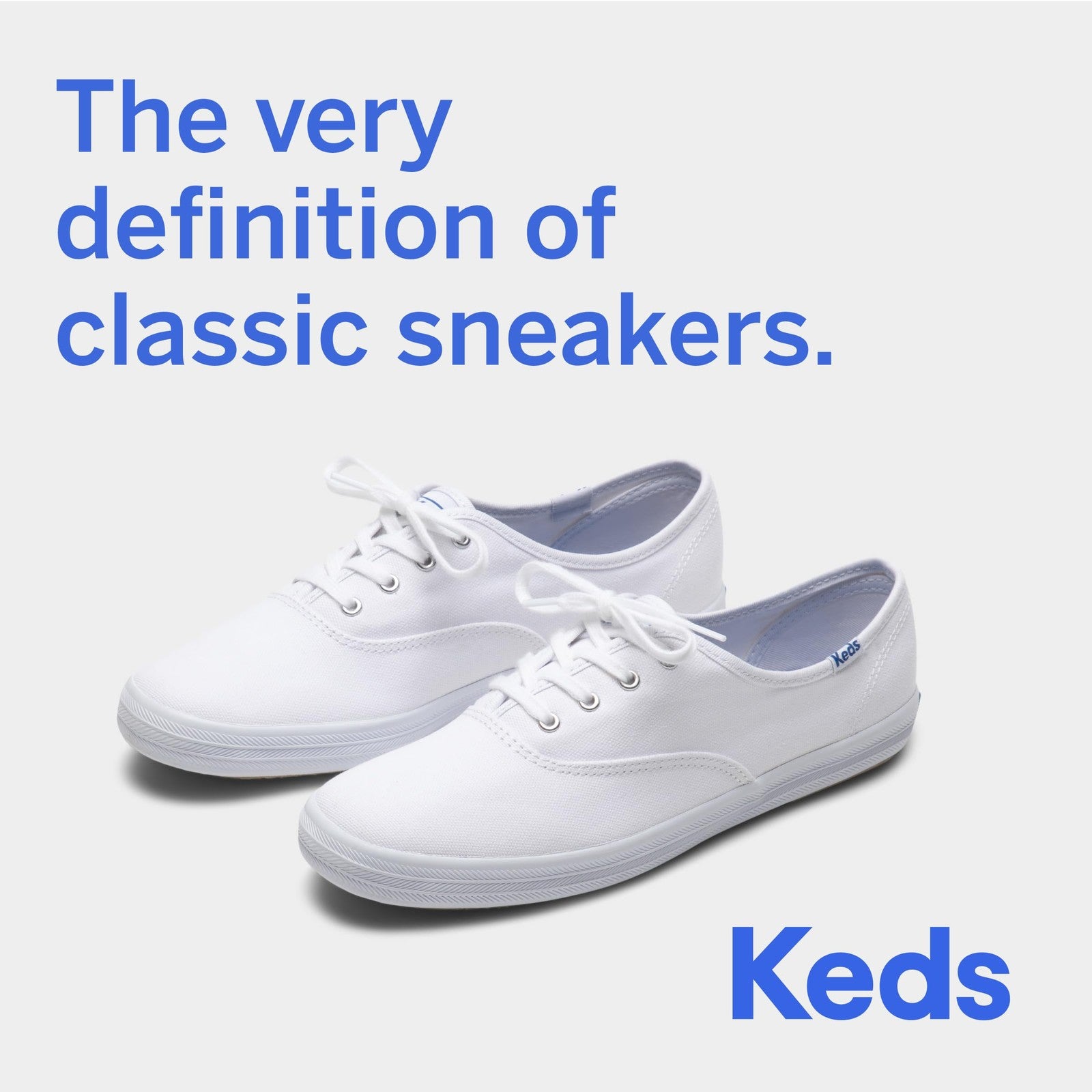 Keds Women's Champion Original Canvas Lace-Up Sneaker, White, 12 W US