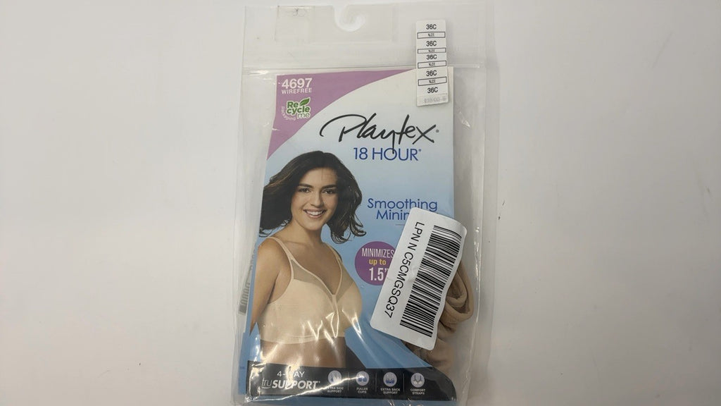 Playtex Women's 18 Hour Smoothing Minimizer Wireless Bra US4697