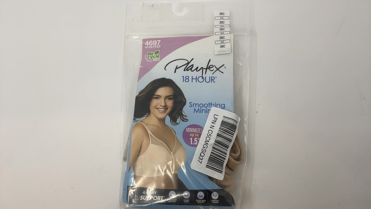 Playtex Women's 18 Hour Smoothing Minimizer Wireless Bra US4697