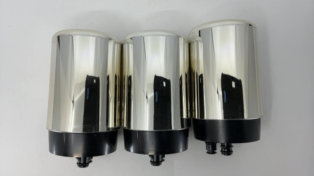 Brita 3 Filters for Faucet Mount, Chrome, Removes 99% Lead & Microplastics
